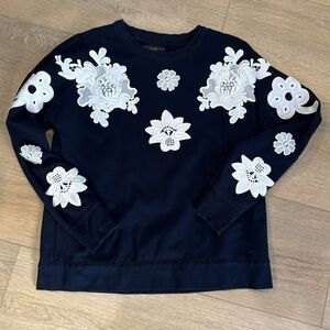 Navy sweatshirt XS - NWOT Victoria Beckham for target